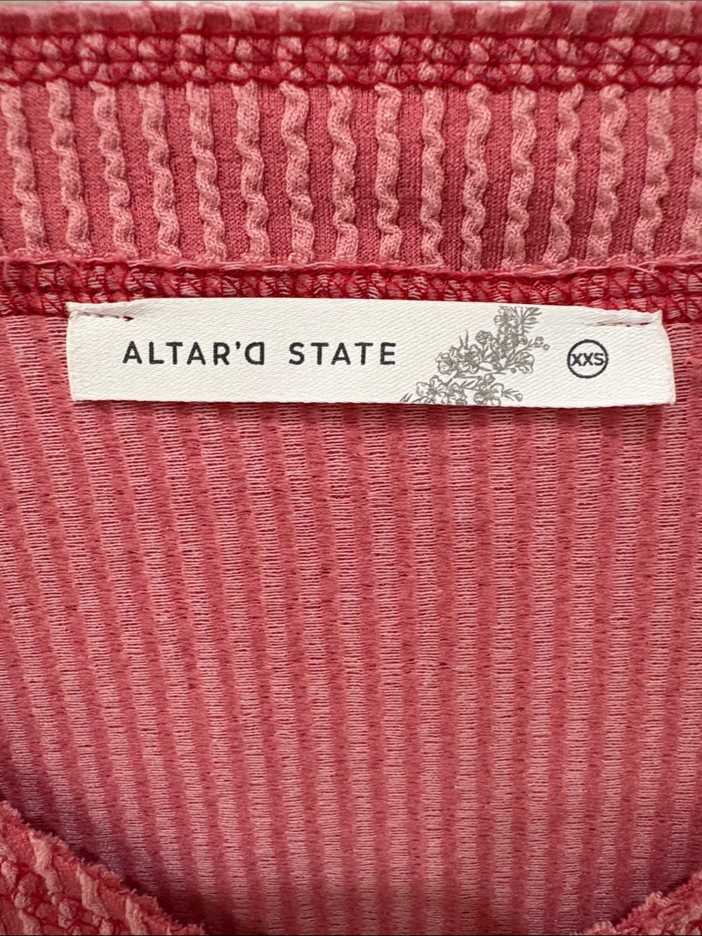 Altar’d State Layne Ribbed Top - Picture 2 of 4